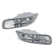 1 Pair Clear Lens Bumper Fog Light Lamps with Bulbs for 2003 -2005