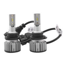 2Pcs 6000K Csp Car Led Headlight Bulb 50W 6400Lm Car Shape 9006