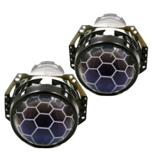 Car Headlights New Personality Football Dual Projector Dual Lens Lid Bulb With D2S D2H D1S D3S D4S Xenon Bulb With Ice Devil'S Eye