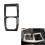 Auto Carbon Fiber Central Gear Shift Panel Control Panel Decal Interior Modification for  X3 2021 2022 6