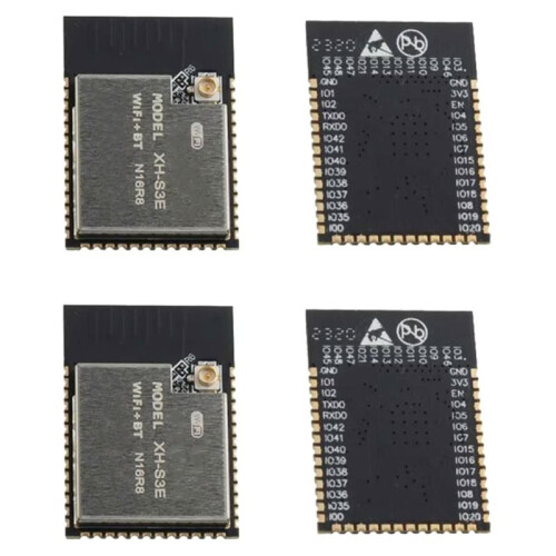 4 Pezzi XH-S3E N16R8 Modulo Dual Core ESP32-S3-1 Modulo con WiFi +  5.0 Dual-Core MCU 1