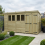 15 x 8 Pent Shed Tanalised (Double Door, With Windows) 1