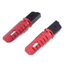 Motorcycle Front Footrests Foot Rest Foot Pegs Pedal for GPR 125 GPR 150 GPR 250 APR 150 TUONO 125(Red)