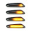 2PCS Smoke Lens Dynamic Flowing LED Turn Signal Side  Lights Blinker Lamp for- E46 E90 E91 E92 E93 E60 1