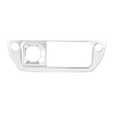 Silver Center Control Air Conditioning Button Cover Trim Gear Shift Panel Frame for 2020 2021