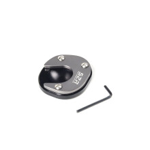 Motorcycle Side Stand Enlarger Kickstand Enlarge Plate for GPR150 APR125 CR150 APR150-6V STX CAFE Titanium