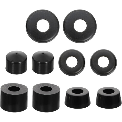 Μαύρο PU Skateboard Truck Bushing Shockproof Pad Set για αμορτισέρ τεσσάρων τροχών