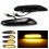 2PCS Smoke Lens Dynamic Flowing LED Turn Signal Side  Lights Blinker Lamp for- E46 E90 E91 E92 E93 E60 3