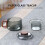 (Smoky Gray) Elegant Glass Tea Cup with Filter, Easy Clean 6