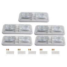 5X RV Interior Led Ceiling Light Boat Trailer Single Dome 12V 280LM Dimmer