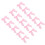 50 τεμάχια φιογκάκια για τύλιγμα και ψήσιμο, κομψά φιογκάκια από σατέν κορδέλα 1