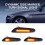 2PCS Smoke Lens Dynamic Flowing LED Turn Signal Side  Lights Blinker Lamp for- E46 E90 E91 E92 E93 E60 4