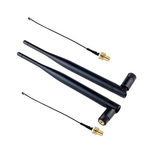 Kit com 4 Antenas LoRa de 868MHz e 5dBi com Conector SMA Macho para IPX, Compatível com Estações Base Externas LoRaWAN para Meshtastic. 2