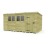 15 x 8 Pent Shed Tanalised (Single Door, With Windows) 2