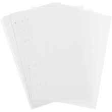 40 φύλλα ταινίας Washi A6, αυτοκόλλητο, σελίδες συλλογής, διπλής όψης, λείο, αποσπώμενο