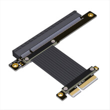 PCI-E 4.0 x4 auf x16 Verlängerungskabel (Riser-Kabel) PCIe x4 64 Gbit/s 10 cm