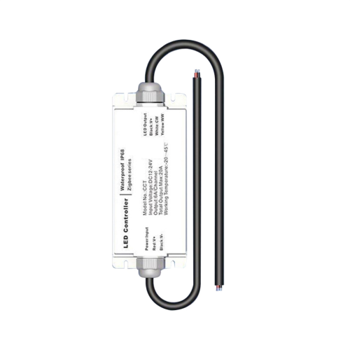 Tuya Zigbee DC12V 24V LED-Streifen-Controller, wasserdicht, IP68 CCT