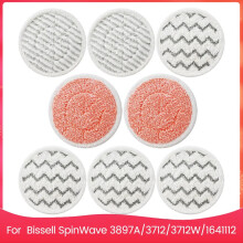 8 Stück Ersatz-Wischmopppads 3897A für Bissell SpinWave 3897A, 3712, 3712W
