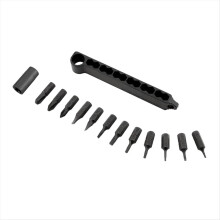 12-Bit-Set mit Sechskant-Bit-Zubehörset Schraubendreher-Set