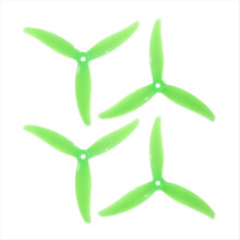 4 Stück MCK 3-Blatt-PC-Propeller 5,1 Zoll Drohnenpropeller Grün