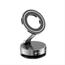 Magnetische Autostaubsaugerhalterung, faltbarer Ständer mit starker Saugkraft, silber