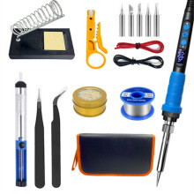 DIY-Lötset, 90-W-Lötkolben mit LED-Anzeige und Temperaturanzeige