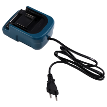 Mini kompakt laddare för 18V litiumjonbatterier, EU-kontakt