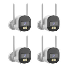 4MP WiFi-Kamera, drahtloses Videoüberwachungssystem, 2,4G und 5G, Dualband-IP-Kameras (EU)