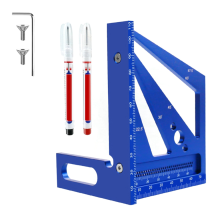 3D-Mehrwinkelmesslineal, 7 x 8 Zoll SpeedSquare-Werkzeug für die Holzbearbeitung
