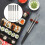 5 ζεύγη σετ chopsticks από ανοξείδωτο ατσάλι, φορητά ελαφριά μεταλλικά chopsticks 1