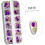 5 τεμάχια Rivet Pearl Rhinestone Nail Art Είδη Diy Μανικιούρ Διακόσμηση για Γυναίκες Κυρίες 5