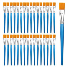 32 pinceles planos de 2,5 cm para pintura acrílica y acuarela.