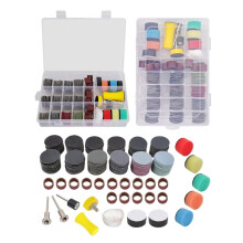 268 Pezzi Dischi e Tamburi per Levigatura Umida e Secca da 1 Pollice per Punte di Levigatura per , Carta Abrasiva A Gancio e 60-10000