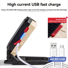 COB-Arbeitsleuchte, USB-wiederaufladbar, tragbare Arbeitsleuchte A