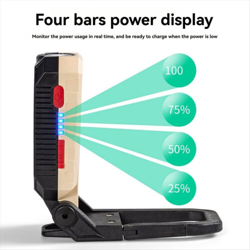 COB-Arbeitsleuchte, USB-wiederaufladbar, tragbare Arbeitsleuchte A 1