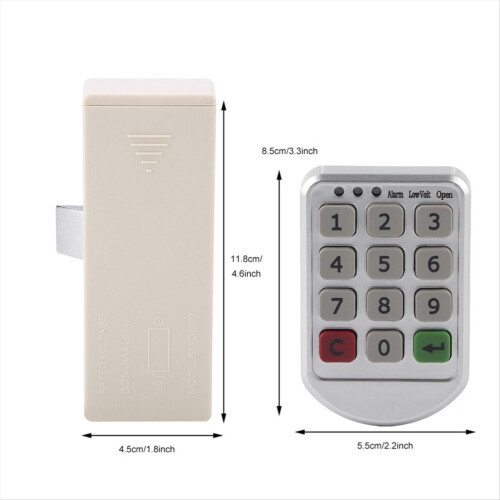 ABS plastic panel, digital password keypad, cabinet door lock 1