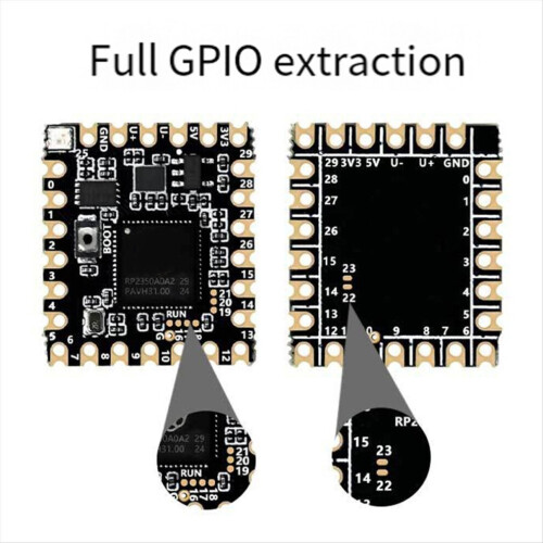 RP2350-Core-A para placa de desarrollo Raspberry Pi Pi Pi 2 Stamp Hole 2