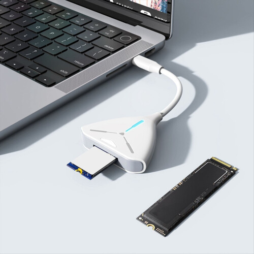 M.2 NVMe/SATA Dual Protocol SSD Enclosure for NVMe NGFF SATA SSD 1