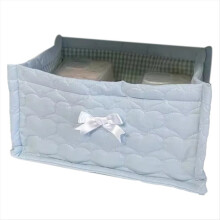 1 quadratischer Aufbewahrungskorb, Schreibtisch-Organizer, Aufbewahrungskorb, F