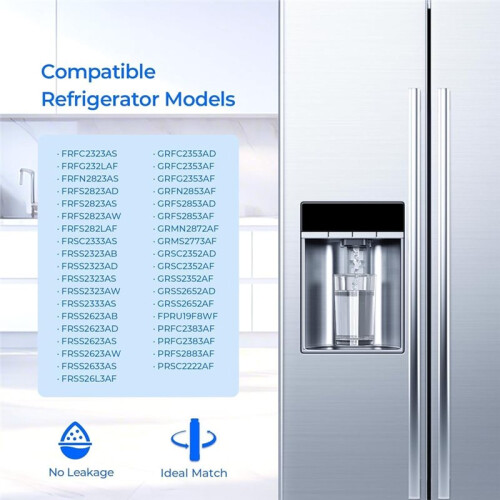 2pcs FPPWFU01 PurePour PWF-1 Advanced Water Filter Replacement for  Refrigerators 1