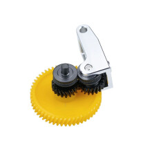 Extruder-Zahnrad-Upgrade aus gehärtetem Stahl für P1S, P1P, X1 Carbon und X1C 3D-Druckerzubehör, Gelb
