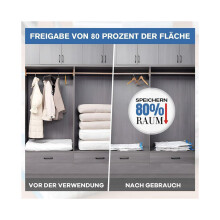 Vakuumbeutel für Kleidung – 30er-Packung, 40 x 30 cm. Wiederverwendbare Aufbewahrungsbeutel mit Verschluss,