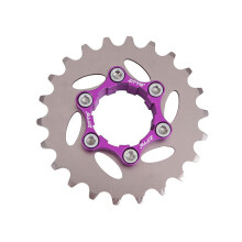 ZTTO Fahrrad-Schwungrad, Singlespeed-Ritzel, 22 Zähne, starres Ritzel