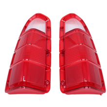 1 Paar Rücklichtgläser, rotes Gehäuse für