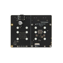 X1011 PCIe zu NVMe Shield Festplatten-Erweiterungskarte unterstützt vier 2280/2260/2242/2230 M.2 NVMe
