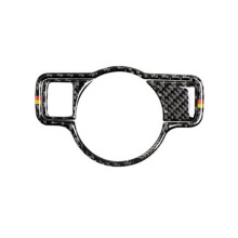 Carbon Fiber Headlight Sticker Trim Frame for A B C E G Class CLA GLA GLE GLK GL Car Trim Cover A