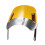 1Set Motorcycle Windshield 6.5-9.45 Inch Headlight Wind Deflector Windscreen Universal for 6