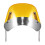 1Set Motorcycle Windshield 6.5-9.45 Inch Headlight Wind Deflector Windscreen Universal for 4