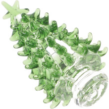 Mini Crystal Christmas Tree Ornament Green Desktop Decoration for Holiday Festivities