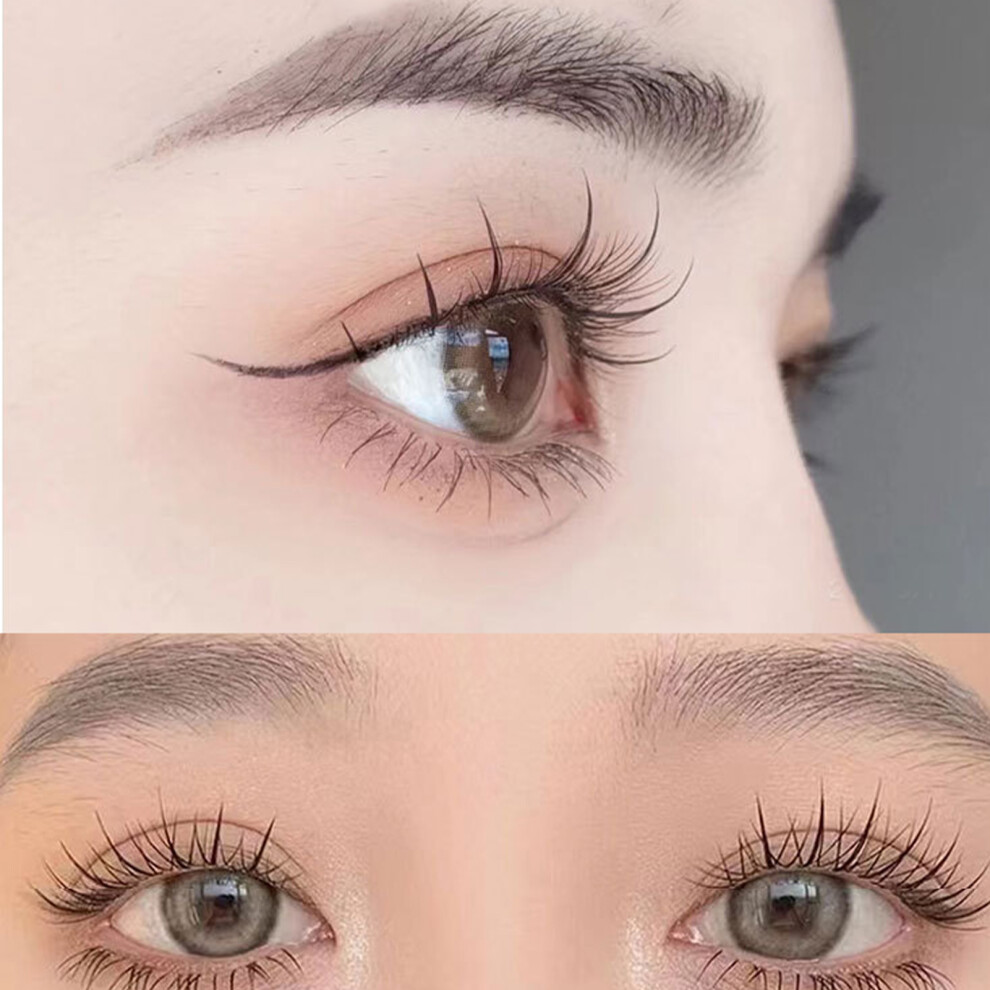 Roc-Electron Lightweight Diy Fiber Eyelashes, 50Pcs
